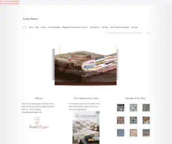 Lundendesigns.com(Custom Quilts and Fine Goods) Screenshot