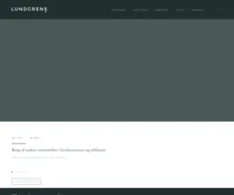 Lundgrens.dk(Lundgrens) Screenshot