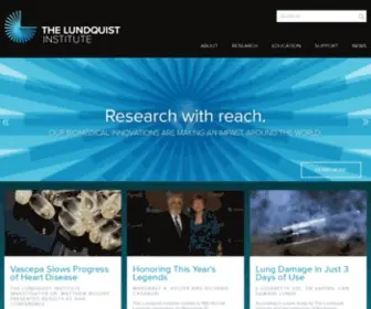 Lundquist.org(The Lundquist Institute) Screenshot