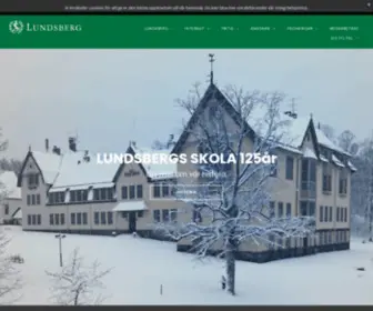 Lundsbergsskola.se(Lundsbergs Skola är en modern internatskola med en 100) Screenshot