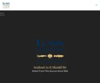 Lundsfish.com(Lund's Fisheries) Screenshot