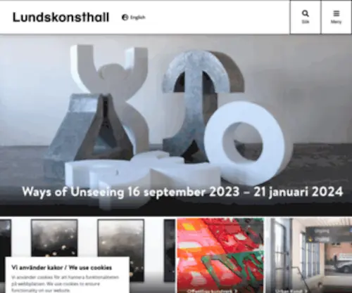 Lundskonsthall.se(Lunds konsthall) Screenshot