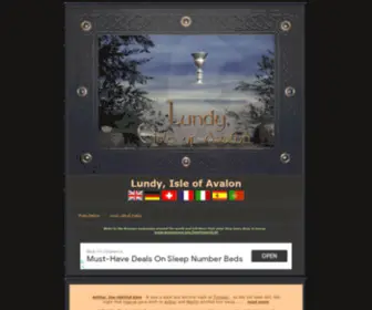 Lundyisleofavalon.co.uk(Lundy, Isle of Avalon written by Les Still) Screenshot