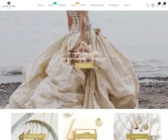 Lunedorjewelry.com(Lune d'Or) Screenshot