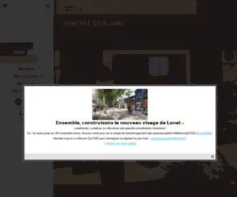 Lunel.com(Ville de Lunel) Screenshot