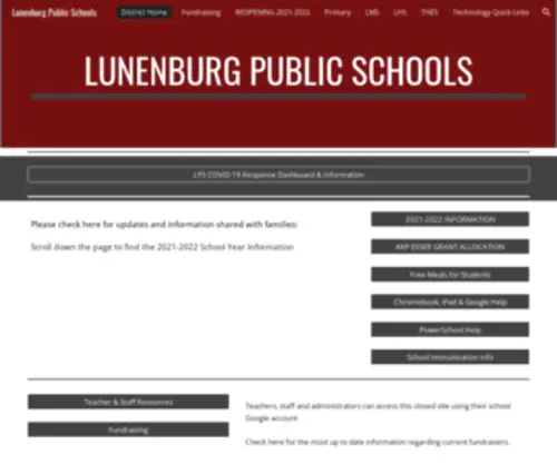 Lunenburgschools.net(Lunenburgschools) Screenshot