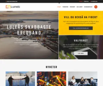 Lunet.se(Startsida) Screenshot