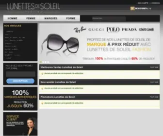 Lunettesdesoleilfashion.com(Lunettes de Soleil Fashion) Screenshot