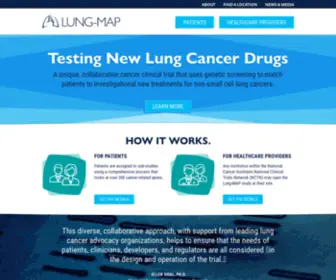 Lung-MAP.org(Lung Cancer Master Protocol) Screenshot
