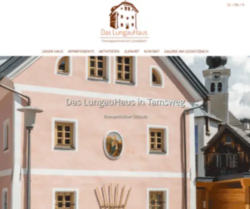 Lungauhaus.at(Österreich) Screenshot