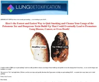 Lungdetoxification.com(Lung Detoxification) Screenshot