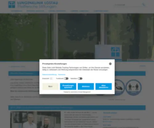 Lungenklinik-Lostau.de(Die Lungenklinik Lostau) Screenshot