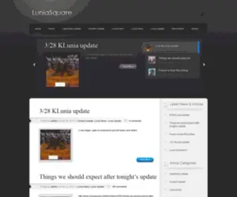 Luniasquare.net(3/28 KLunia update) Screenshot