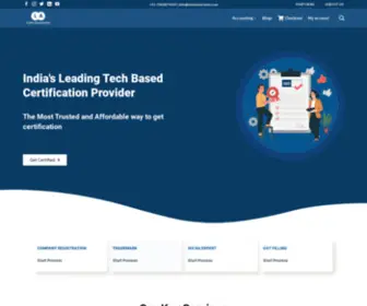 Lunisassociates.com(ISO Certificate) Screenshot