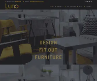 Lunointeriors.com(Luno) Screenshot