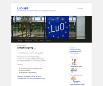 Luo-Seb.de(Informationsseite des Schulelternbeirates der Lichtenbergschule Darmstadt) Screenshot