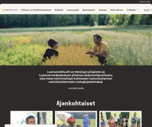 Luomuinstituutti.fi(Etusivu) Screenshot
