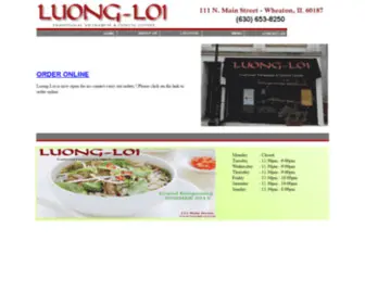 Luongloi.com(Luong Loi Resturant) Screenshot