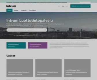 Luottopaatos.fi(Intrum Luottotietopalvelu) Screenshot