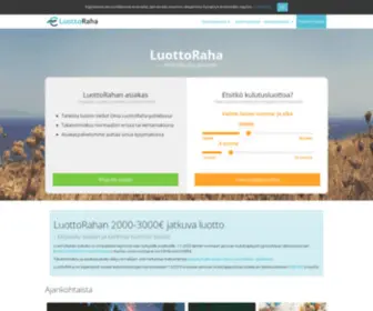 Luottoraha.fi(2000 euron jatkuva luotto) Screenshot