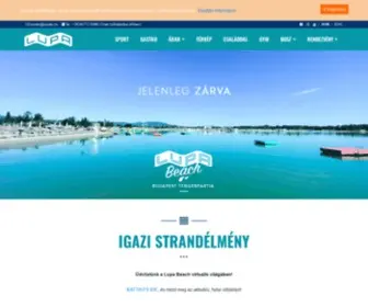 Lupabeach.com(LUPA) Screenshot