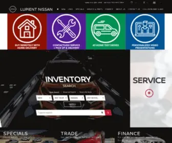 Lupientnissan.com(Lupient Nissan of Brooklyn Park) Screenshot