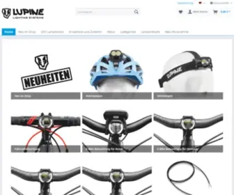 Lupine-Shop.com(Lupine LED Lampen Shop) Screenshot