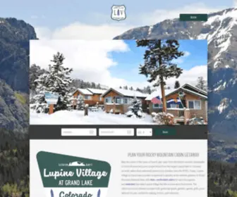 Lupinevillage.com(Six cabins in the center of Grand Lake Colorado) Screenshot