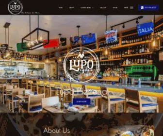 Lupopizzeriadc.com(Lupo Pizzeria) Screenshot