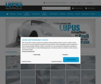 Lupus-Autopflege.de(Autopflege Online Shop) Screenshot