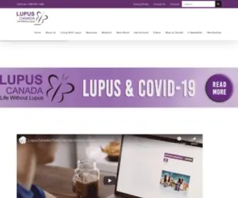 Lupuscanada.org(Lupus CanadaHome) Screenshot