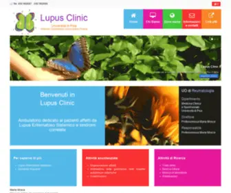 Lupusclinic.it(Lupus Eritematoso Sistemico e sindromi correlate) Screenshot