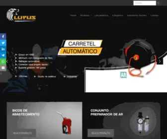 Lupuslubrificacao.com.br(Equipamentos para lubrificação e abastecimento) Screenshot