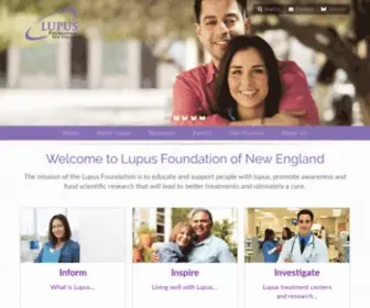 Lupusne.org(Lupus Foundation New England) Screenshot