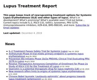 Lupustreatmentreport.com(Lupus Treatment Report) Screenshot