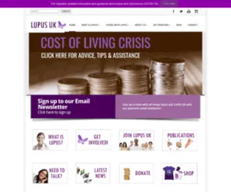 Lupusuk.org.uk(LUPUS UK) Screenshot