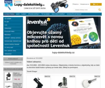 Lupy-Dalekohledy.cz(Your BING SEO optimized title) Screenshot