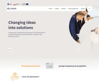 Luqam.com(Firma konsultingowa Luqam) Screenshot