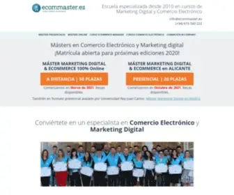 LuqEntia.com(▷ Máster Ecommerce y Cursos Ecommerce en Ecommaster ✓) Screenshot