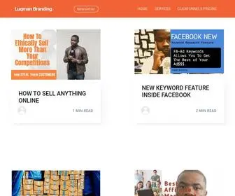 LuqManbranding.com(Luqman Branding) Screenshot
