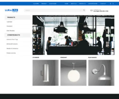 Luraline.com(Luraline Lighting Fixtures) Screenshot