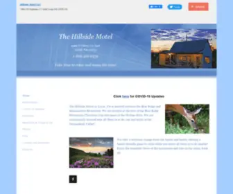Lurayhillsidemotel.com(Hillside Motel) Screenshot