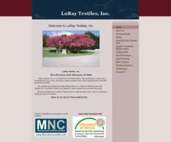 Luraytextiles.com(LuRay Textiles) Screenshot