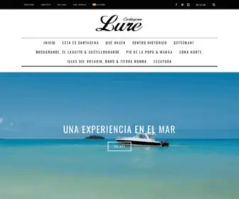 Lurecartagena.com(Lure Cartagena) Screenshot