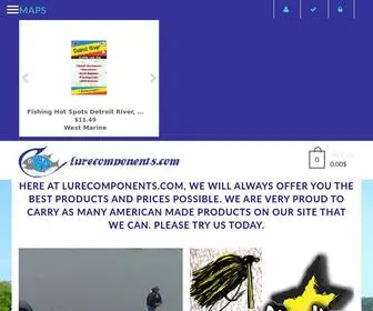 Lurecomponents.com(Lure Components Fishing Supplies) Screenshot