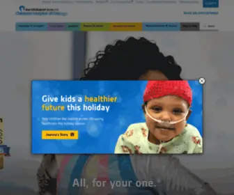 Luriechildrens.com(Lurie Children's) Screenshot