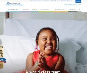 Luriechildrens.org(Lurie Children's Hospital of Chicago) Screenshot