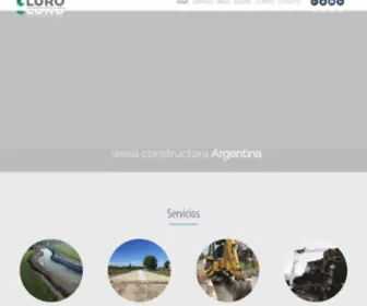 Luro.com.ar(Una empresa constructora ARGENTINA) Screenshot