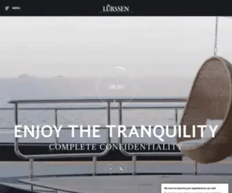 Lurssen.com(Lürssen) Screenshot