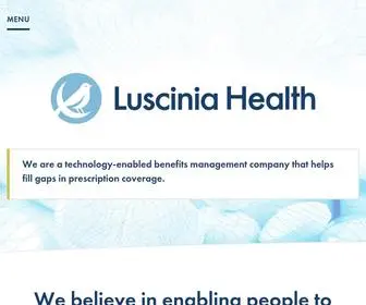 Lusciniahealth.com(About Us) Screenshot